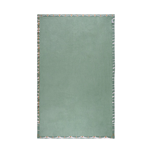 Cell Towel - Hand Printed Green