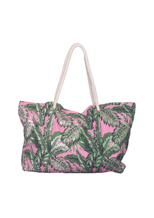 Banana Leaves Prism Pink