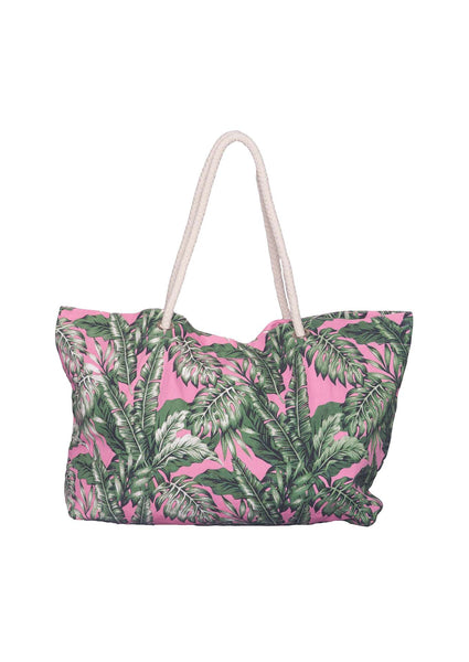 Banana Leaves Prism Pink