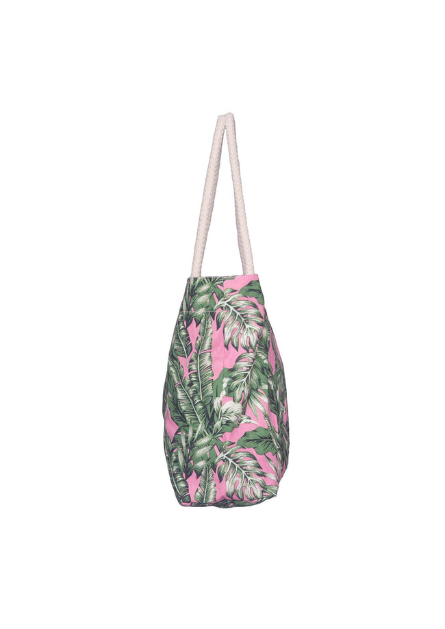 Banana Leaves Prism Pink